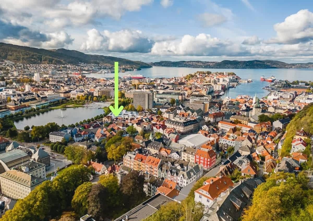 Dinbnb Homes I #1 Bnb In Bergen I Jacuzzi & Parking & Location Luaran gambar